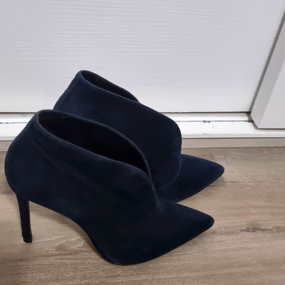 Navy suede high heels 👠 - Picture 3 of 6